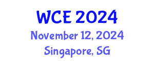 World Congress of Education November 12, 2024 - Singapore, Singapore
