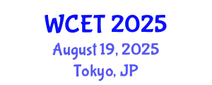 The World Conference on Education and Training August 19, 2025 - Tokyo, Japan