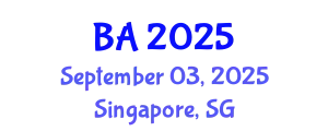 BEX Asia September 03, 2025 - Singapore, Singapore