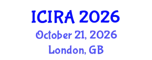 International Conference on Intelligent Robotics and Applications (ICIRA) October 21, 2026 - London, United Kingdom