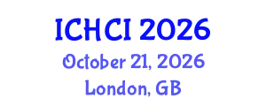 International Conference on Human-Computer Interaction (ICHCI) October 21, 2026 - London, United Kingdom
