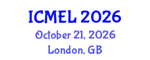 International Conference on Mobile Education and Learning (ICMEL) October 21, 2026 - London, United Kingdom