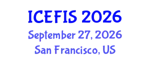 International Conference on Economics, Financial and Industrial Systems (ICEFIS) September 27, 2026 - San Francisco, United States