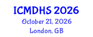 International Conference on Migration, Development and Human Security (ICMDHS) October 21, 2026 - London, United Kingdom