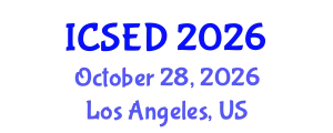 International Conference on Sustainable Economic Development (ICSED) October 28, 2026 - Los Angeles, United States
