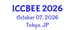 International Conference on Chemical, Biological and Environmental Engineering (ICCBEE) October 07, 2026 - Tokyo, Japan