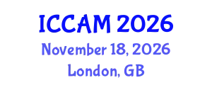 International Conference on Computational and Applied Mathematics (ICCAM) November 18, 2026 - London, United Kingdom