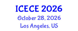 International Conference on Electrical and Communication Engineering (ICECE) October 28, 2026 - Los Angeles, United States