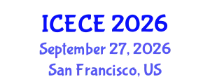 International Conference on Electrical and Communication Engineering (ICECE) September 27, 2026 - San Francisco, United States