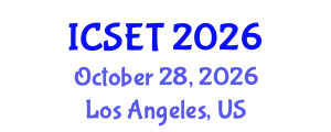 International Conference on Software Engineering and Technology (ICSET) October 28, 2026 - Los Angeles, United States