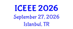 International Conference on Environmental and Ecological Engineering (ICEEE) September 27, 2026 - Istanbul, Turkey