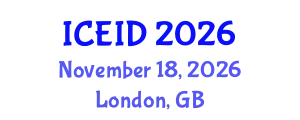 International Conference on Entrepreneurship, Innovation and Development (ICEID) November 18, 2026 - London, United Kingdom