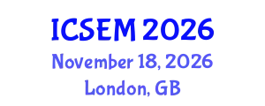 International Conference on Statistics, Econometrics and Mathematics (ICSEM) November 18, 2026 - London, United Kingdom