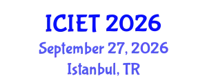 International Conference on Innovation and Educational Transformation (ICIET) September 27, 2026 - Istanbul, Turkey