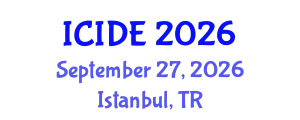 International Conference on Industrial Design Engineering (ICIDE) September 27, 2026 - Istanbul, Turkey