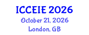 International Conference on Communication and Electronic Information Engineering (ICCEIE) October 21, 2026 - London, United Kingdom