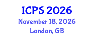 International Conference on Probability and Statistics (ICPS) November 18, 2026 - London, United Kingdom