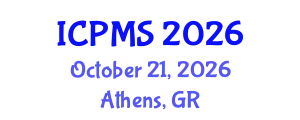 International Conference on Port and Maritime Security (ICPMS) October 21, 2026 - Athens, Greece