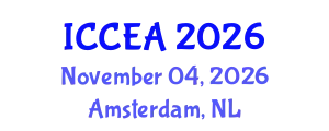International Conference on Computer Engineering and Applications (ICCEA) November 04, 2026 - Amsterdam, Netherlands