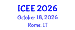 International Conference on Electrical Engineering (ICEE) October 18, 2026 - Rome, Italy