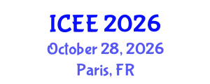 International Conference on Electrical Engineering (ICEE) October 28, 2026 - Paris, France