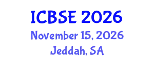 International Conference on Biomechanics and Sports Engineering (ICBSE) November 15, 2026 - Jeddah, Saudi Arabia