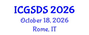 International Conference on Gender, Sexuality and Diversity Studies (ICGSDS) October 18, 2026 - Rome, Italy