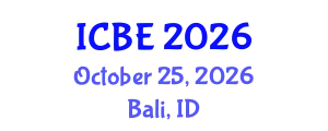 International Conference on Bioengineering (ICBE) October 25, 2026 - Bali, Indonesia