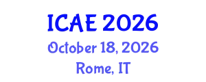 International Conference on Agricultural Engineering (ICAE) October 18, 2026 - Rome, Italy