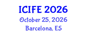 International Conference on Information and Financial Engineering (ICIFE) October 25, 2026 - Barcelona, Spain
