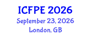 International Conference on Food Process Engineering (ICFPE) September 23, 2026 - London, United Kingdom