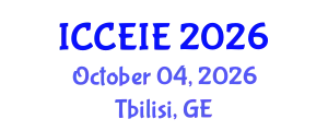 International Conference on Civil, Environmental and Infrastructure Engineering (ICCEIE) October 04, 2026 - Tbilisi, Georgia