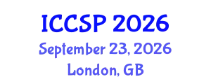 International Conference on Computational and Statistical Physics (ICCSP) September 23, 2026 - London, United Kingdom