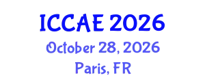International Conference on Civil Society and Architectural Engineering (ICCAE) October 28, 2026 - Paris, France