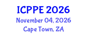 International Conference on Polymer Products and Engineering (ICPPE) November 04, 2026 - Cape Town, South Africa