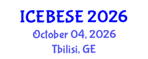 International Conference on Environmental, Biological, Ecological Sciences and Engineering (ICEBESE) October 04, 2026 - Tbilisi, Georgia