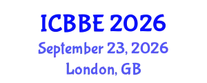 International Conference on Bioinformatics and Biological Engineering (ICBBE) September 23, 2026 - London, United Kingdom