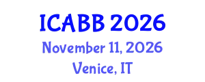 International Conference on Applied Biomaterials and Biomechanics (ICABB) November 11, 2026 - Venice, Italy