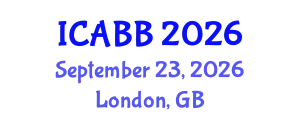 International Conference on Applied Biomaterials and Biomechanics (ICABB) September 23, 2026 - London, United Kingdom