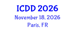 International Conference on Disability and Diversity (ICDD) November 18, 2026 - Paris, France