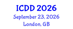 International Conference on Disability and Diversity (ICDD) September 23, 2026 - London, United Kingdom