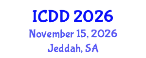 International Conference on Disability and Diversity (ICDD) November 15, 2026 - Jeddah, Saudi Arabia