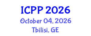 International Conference on Pharmacy and Pharmacology (ICPP) October 04, 2026 - Tbilisi, Georgia