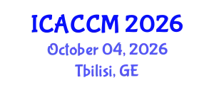 International Conference on Anesthesiology and Critical Care Medicine (ICACCM) October 04, 2026 - Tbilisi, Georgia