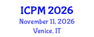 International Conference on Pathology and Microbiology (ICPM) November 11, 2026 - Venice, Italy