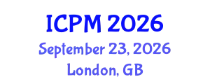 International Conference on Pathology and Microbiology (ICPM) September 23, 2026 - London, United Kingdom