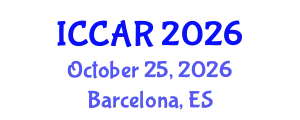 International Conference on Control, Automation and Robotics (ICCAR) October 25, 2026 - Barcelona, Spain