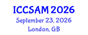 International Conference on Computer Science and Applied Mathematics (ICCSAM) September 23, 2026 - London, United Kingdom