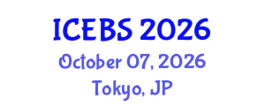 International Conference on Education and Behavioral Sciences (ICEBS) October 07, 2026 - Tokyo, Japan