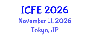 International Conference on Food Engineering (ICFE) November 11, 2026 - Tokyo, Japan
